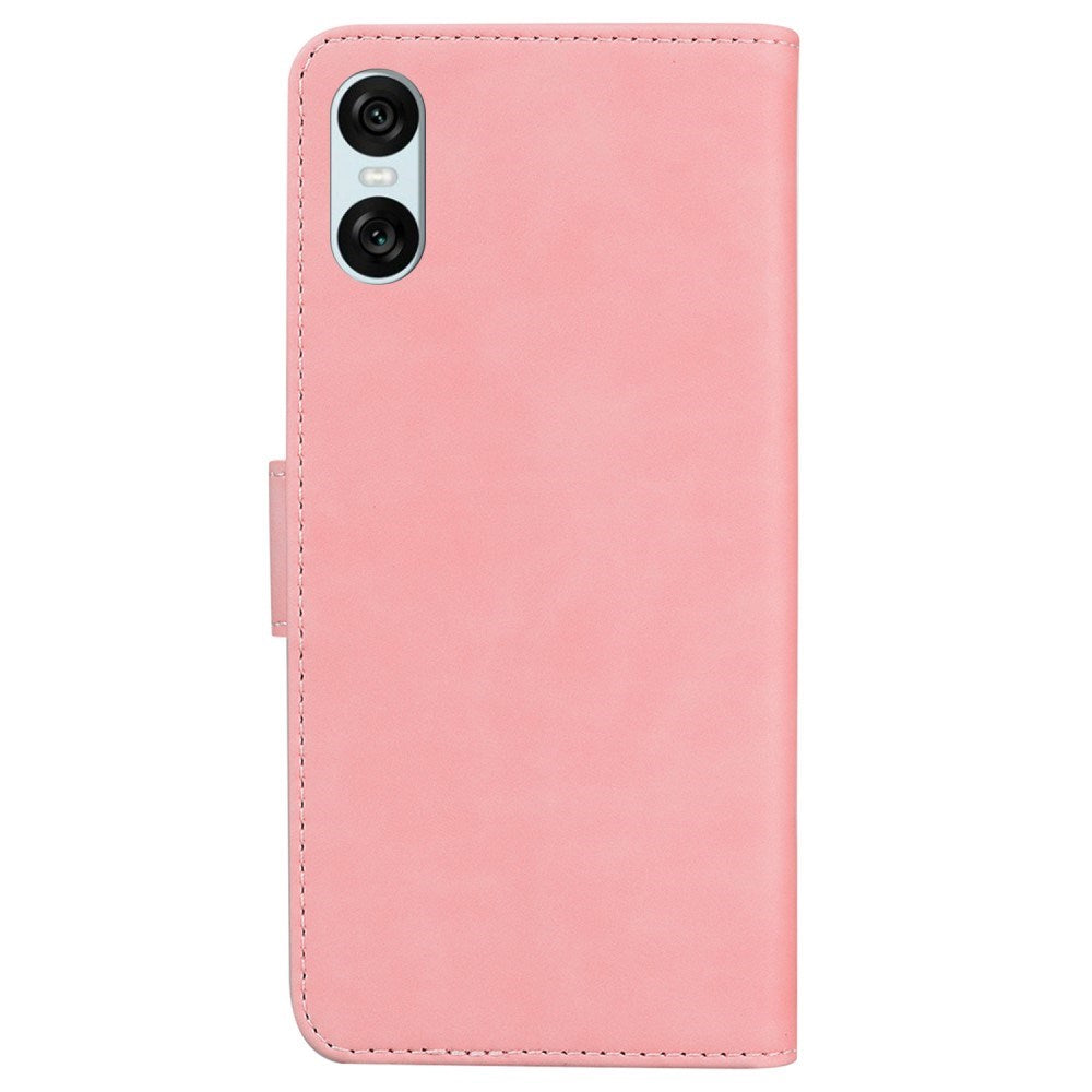 EIDERWOOD Sony Xperia 5 VI Læder Flip Cover m. Pung - Pink