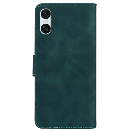 EIDERWOOD Sony Xperia 5 VI Læder Flip Cover m. Pung - Grøn