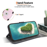 EIDERWOOD iPhone 16e Kunst Læder Flip Cover m. Pung & Strop - Hvid Lilje