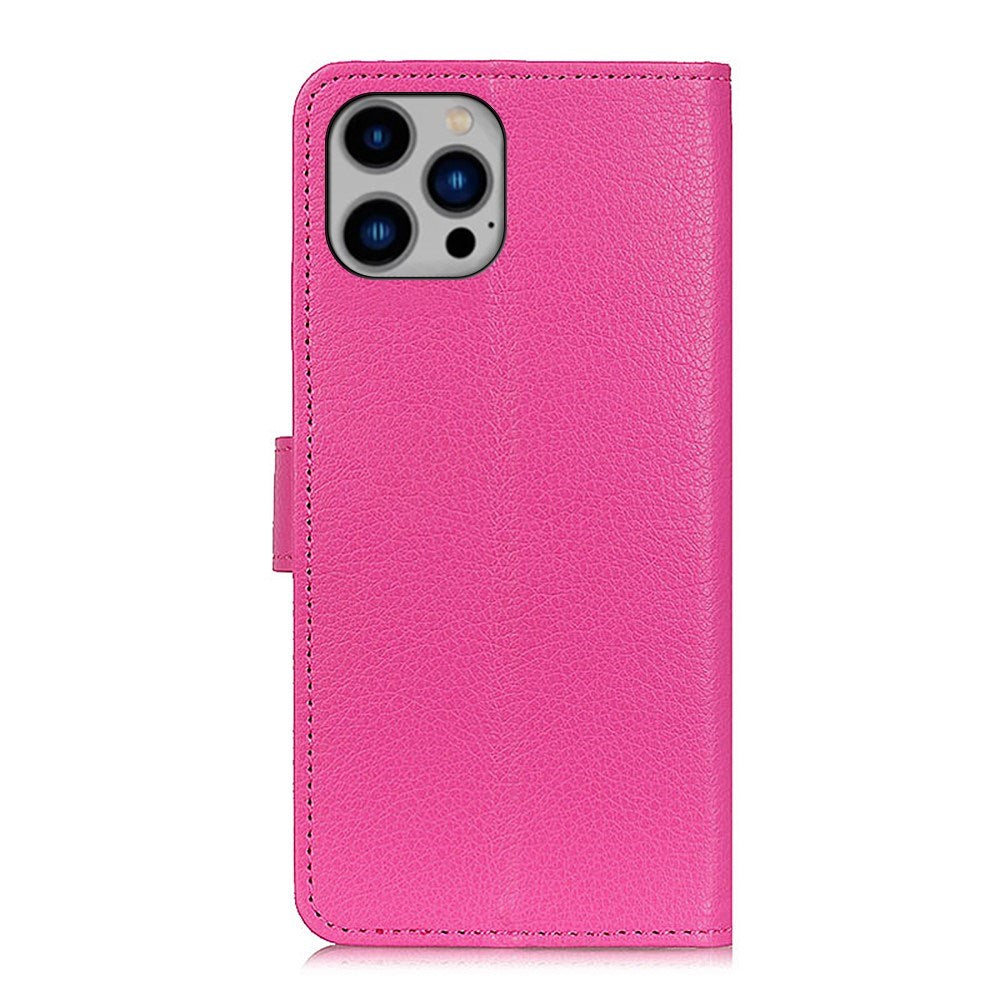 EIDERWOOD iPhone 16 Pro Max Læder Flip Cover m. Pung - Pink