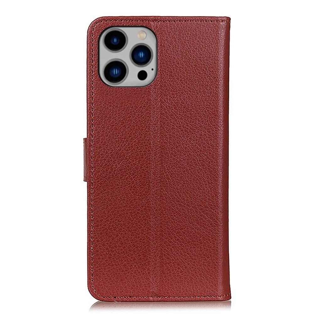 EIDERWOOD iPhone 16 Pro Max Læder Flip Cover m. Pung - Brun