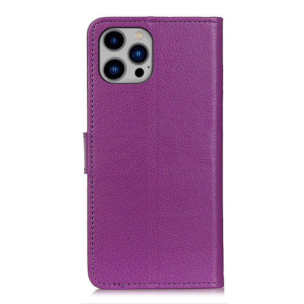 EIDERWOOD iPhone 16 Pro Max Læder Flip Cover m. Pung - Lilla