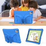 EIDERWOOD iPad Air 11" (2024) Butterfly Kickstand Børne Cover m. Skulderstrop - Blå