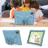 EIDERWOOD iPad Pro 11" (2024) Butterfly Kickstand Børne Cover m. Skulderstrop - Lyseblå