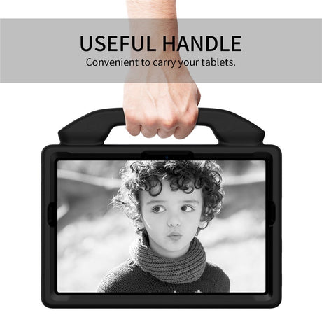 Samsung Galaxy Tab A11+ (Plus) / A9+ (Plus) EIDERWOOD Børnecover m. Ståfunktion - Sort