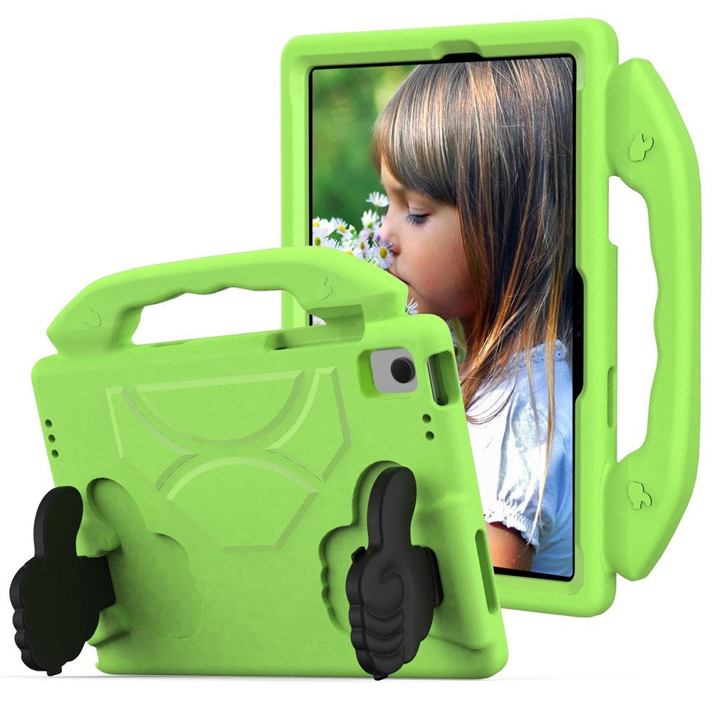 Samsung Galaxy Tab A11+ (Plus) / A9+ (Plus) EIDERWOOD Børnecover m. Ståfunktion - Grøn