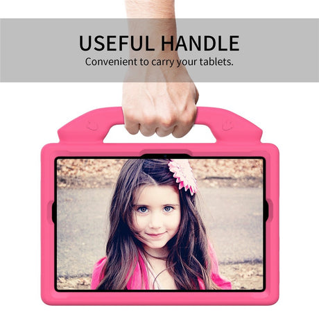 Samsung Galaxy Tab A11+ (Plus) / A9+ (Plus) EIDERWOOD Børnecover m. Ståfunktion - Lyserød