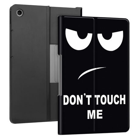 EIDERWOOD Lenovo Tab Plus 11.5" Vegansk Læder Cover - Mønster - "Don't Touch Me"