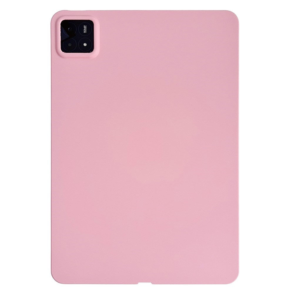 EIDERWOOD Xiaomi Pad 6S Pro Fleksibelt Plastik Bagside Cover - Lyserød