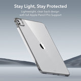 iPad Pro 13" (2025 / 2024) ESR Hybrid Cover - Gennemsigtig / Sort
