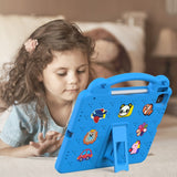 EIDERWOOD iPad Air 13" (2025 / 2024) / Pro 13" (2025 / 2024) /12.9" (2022-2018) Børne Cover m. Læseholder & Tegneholder - Blå