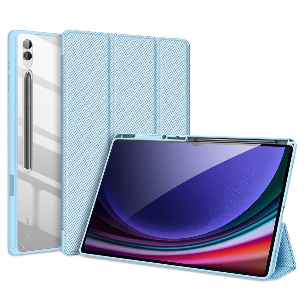 Samsung Galaxy Tab S10 Ultra Shockproof Flip Cover m. Penholder - DUX DUCIS TOBY Series - Blå