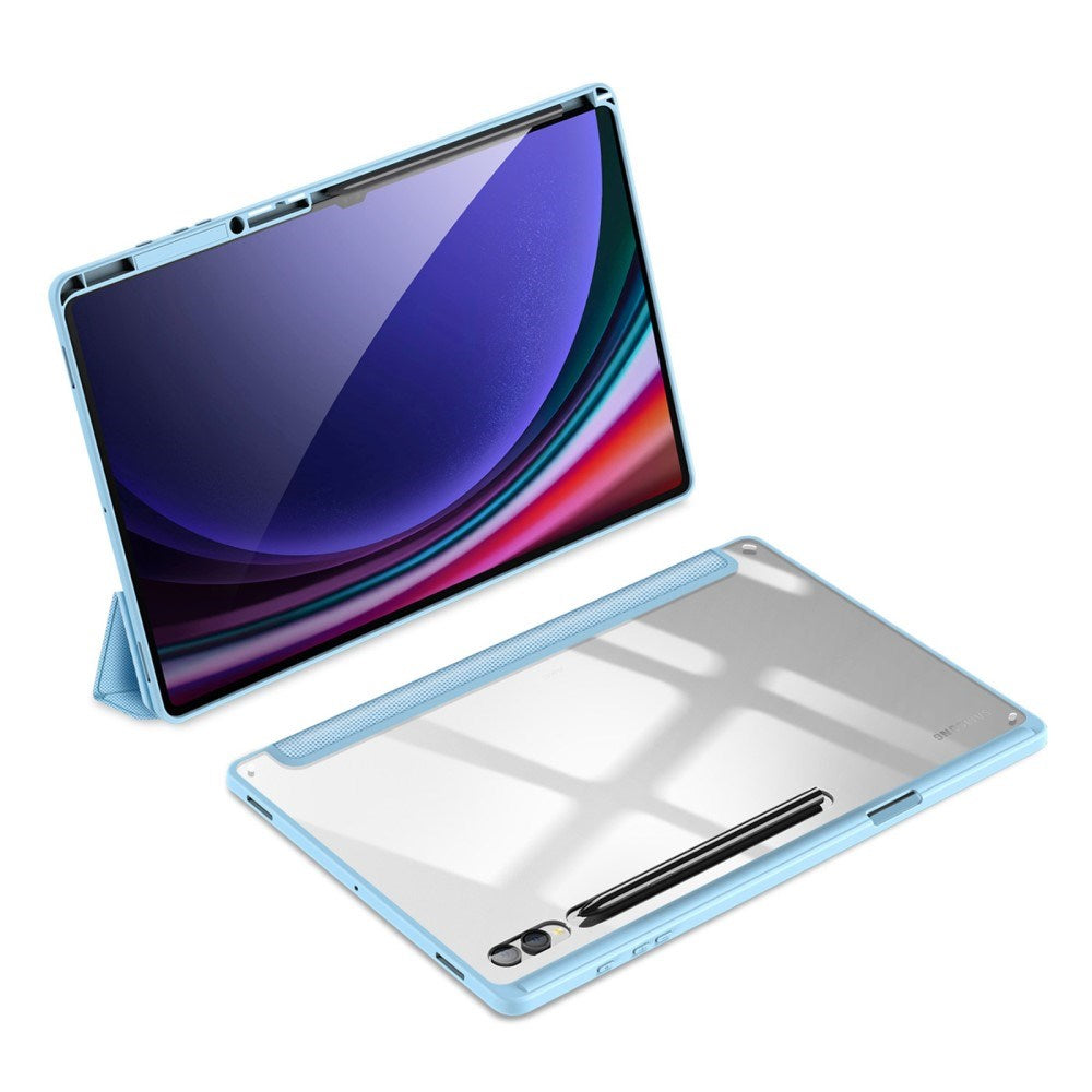 Samsung Galaxy Tab S10 Ultra Shockproof Flip Cover m. Penholder - DUX DUCIS TOBY Series - Blå