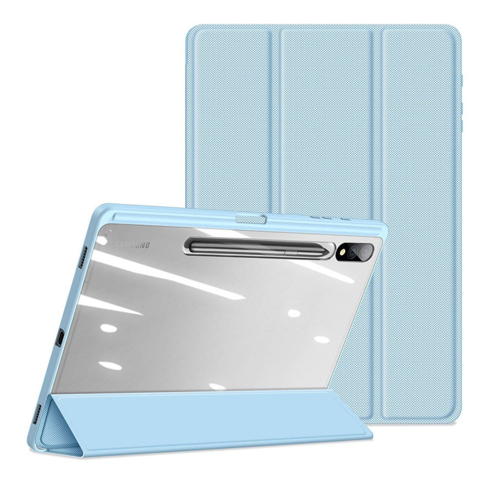 Samsung Galaxy Tab S10 Plus Shockproof Flip Cover m. Penholder - DUX DUCIS TOBY Series - Blå