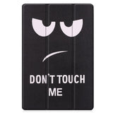 EIDERWOOD Samsung Galaxy Tab S10 Plus Vegansk Læder Cover - Mønster - "Don't Touch Me"