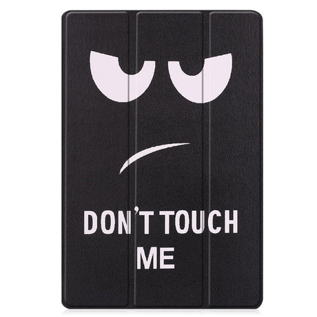 EIDERWOOD Samsung Galaxy Tab S10 Plus Vegansk Læder Cover - Mønster - "Don't Touch Me"