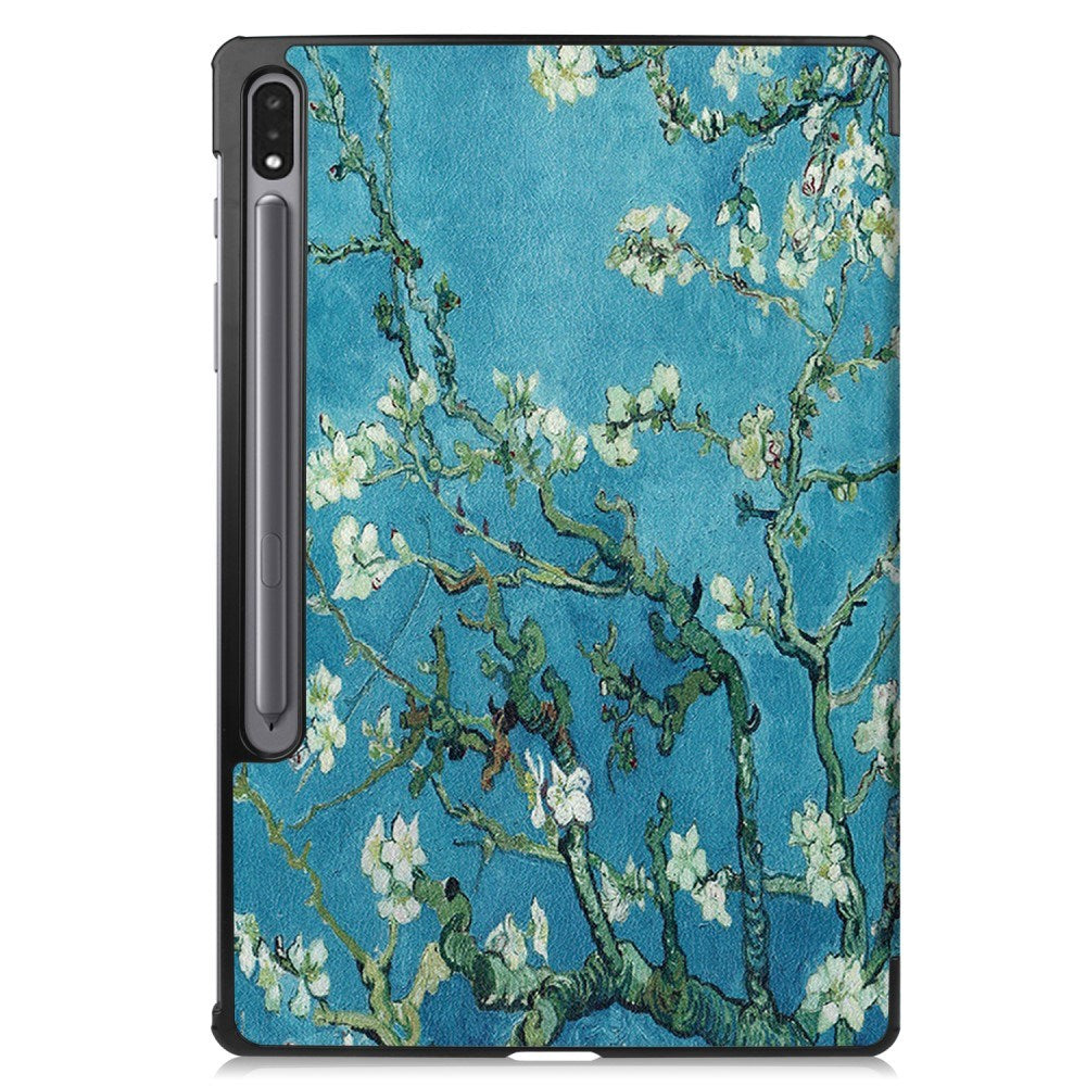 EIDERWOOD Samsung Galaxy Tab S10 Plus Vegansk Læder Cover - Mønster - Blomst