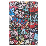 EIDERWOOD Samsung Galaxy Tab S10 Plus Vegansk Læder Cover - Mønster - Graffiti