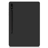 EIDERWOOD Samsung Galaxy Tab S10 Plus Cover - Vegansk Læder - Ståfunktion & Pen Holder - Sort