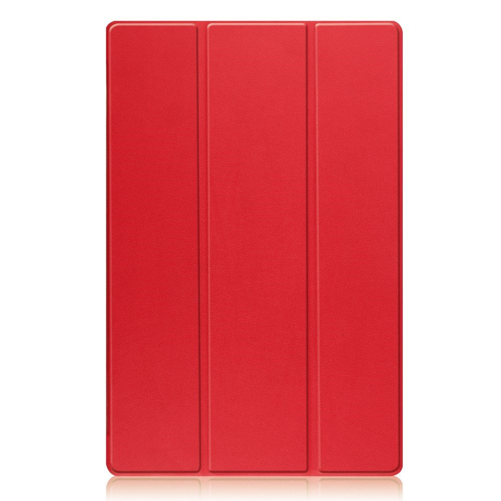 EIDERWOOD Samsung Galaxy Tab S10 Ultra Tri-Fold Læder Flip Cover m. Standerfunktion - Rød