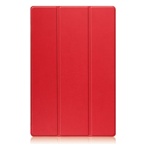 EIDERWOOD Samsung Galaxy Tab S10 Ultra Tri-Fold Læder Flip Cover m. Standerfunktion - Rød