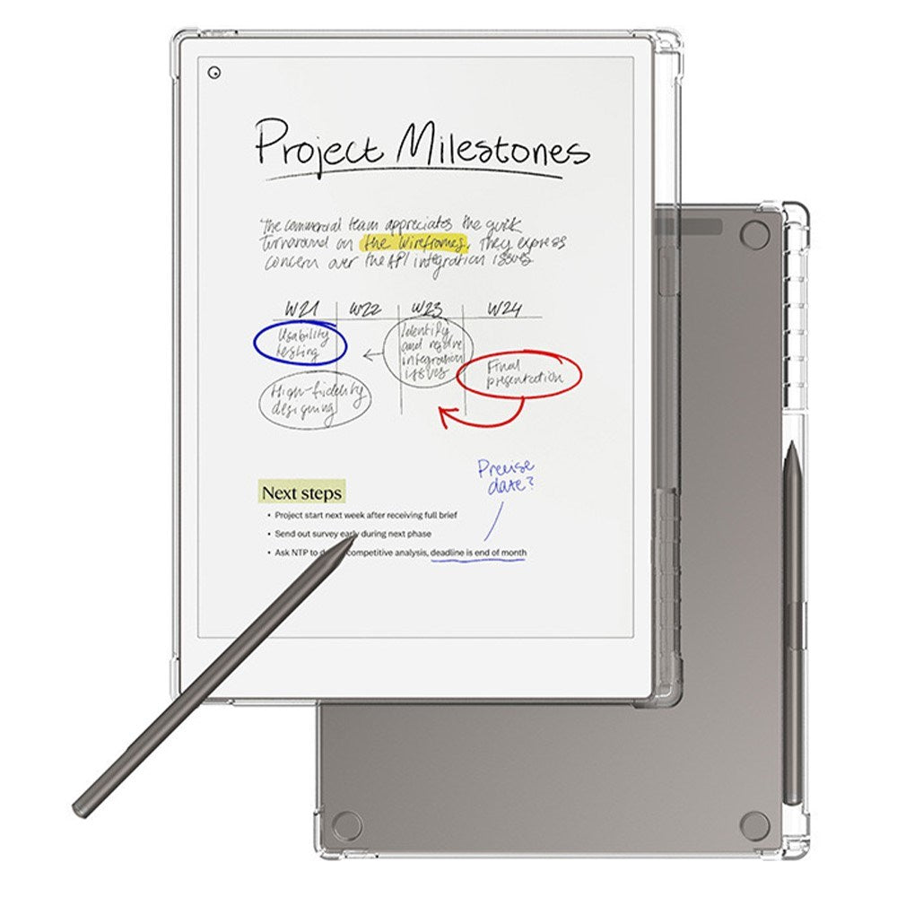 ReMarkable Paper Pro EIDERWOOD Fleksibelt Plast Bagsidecover - Gennemsigtig