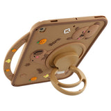EIDERWOOD iPad 10.2" (2021 / 2020 / 2019) / iPad Air (2019) Silikone Bagside Cover m. Roterende Kickstand - Capybara