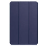 Samsung Galaxy Tab S10 FE+ (Plus) - EIDERWOOD Kunstlæder Flip Cover m. Ståfunktion & Pencil Holder - Blå