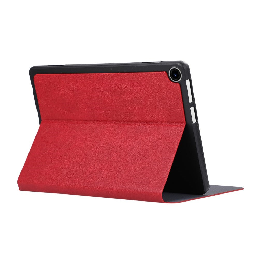 EIDERWOOD Lenovo Tab 10.1" Kunstlæder Tablet Cover m. Stander - Rød