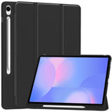 EIDERWOOD Samsung Galaxy Tab S10 FE+ (Plus) Tri-Fold Kunstlæder Tablet Cover m. Stylus Pen Holder - Sort