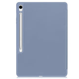 EIDERWOOD Samsung Galaxy Tab S10 FE+ (Plus) Tri-Fold Kunstlæder Tablet Cover m. Stylus Pen Holder - Lavendel