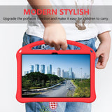 EIDERWOOD Lenovo Idea Tab Pro Tablet Håndværker Cover m. Stå Funktion og Håndtag - Rød