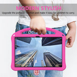 EIDERWOOD Lenovo Idea Tab Pro Tablet Håndværker Cover m. Stå Funktion og Håndtag - Lyserød