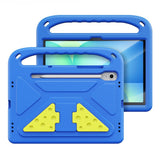 DUX DUCIS Samsung Galaxy Tab S10 Lite / S10 FE / S9 FE / S9 / S8 / S7 EVA Tablet Børnecover - Ståfunktion & Stylus Pen-Holder - Blå