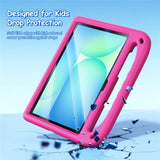 DUX DUCIS Samsung Galaxy Tab S10 Lite / S10 FE / S9 FE / S9 / S8 / S7 EVA Tablet Børnecover - Ståfunktion & Stylus Pen-Holder - Pink