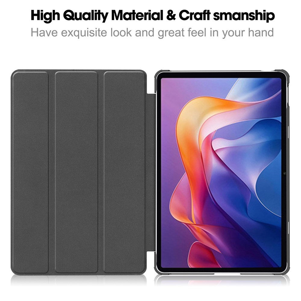 EIDERWOOD Xiaomi Redmi Pad 2 Kunstlæder Flip Tablet Cover - Grå