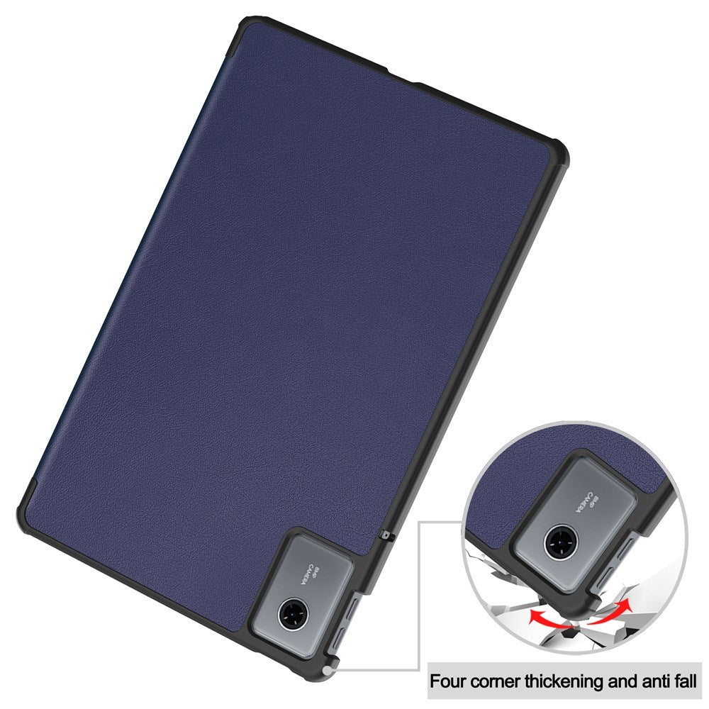 EIDERWOOD Lenovo Idea Tab 11 Kunstlæder Flip Tablet Cover - Blå
