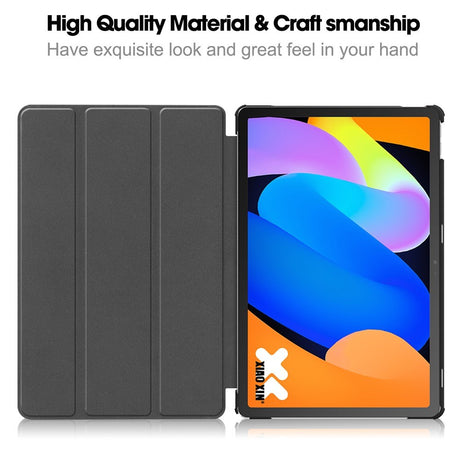 EIDERWOOD Lenovo Idea Tab 11 Kunstlæder Flip Tablet Cover - Rød