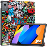 EIDERWOOD Lenovo Idea Tab 11 Kunstlæder Tablet Cover m. Motiv - Graffiti