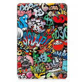 EIDERWOOD Lenovo Idea Tab 11 Kunstlæder Tablet Cover m. Motiv - Graffiti