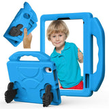iPad Mini (2024 / 2021) - EIDERWOOD Børne Cover m. Thumb Kickstand - Blå