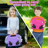 iPad Mini (2024 / 2021) - EIDERWOOD Børne Cover m. Thumb Kickstand - Lilla