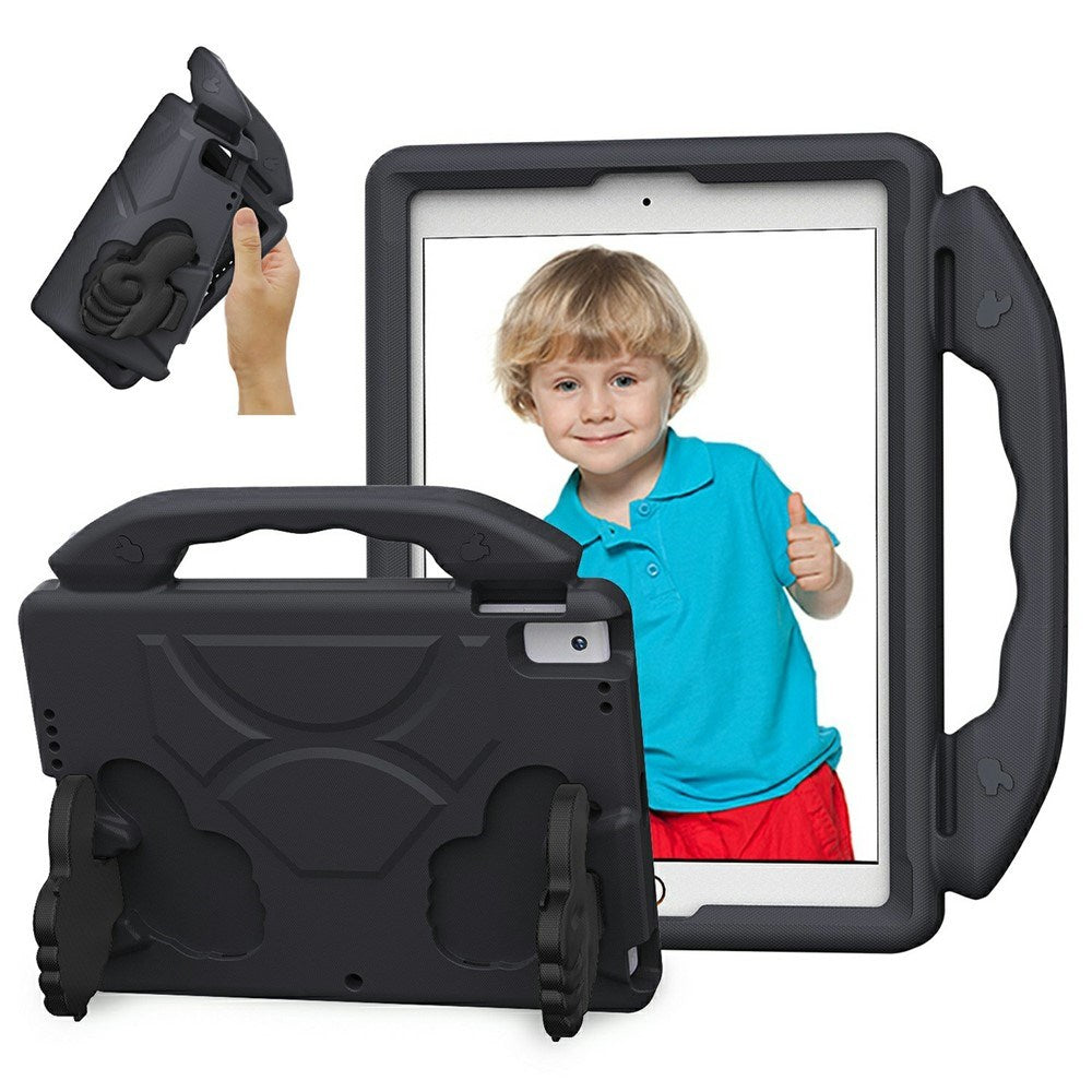 EIDERWOOD iPad 10.2" (2021 / 2020 / 2019) / Air (2019) Børne Tablet Cover m. Indbygget Ståfunktion - Sort
