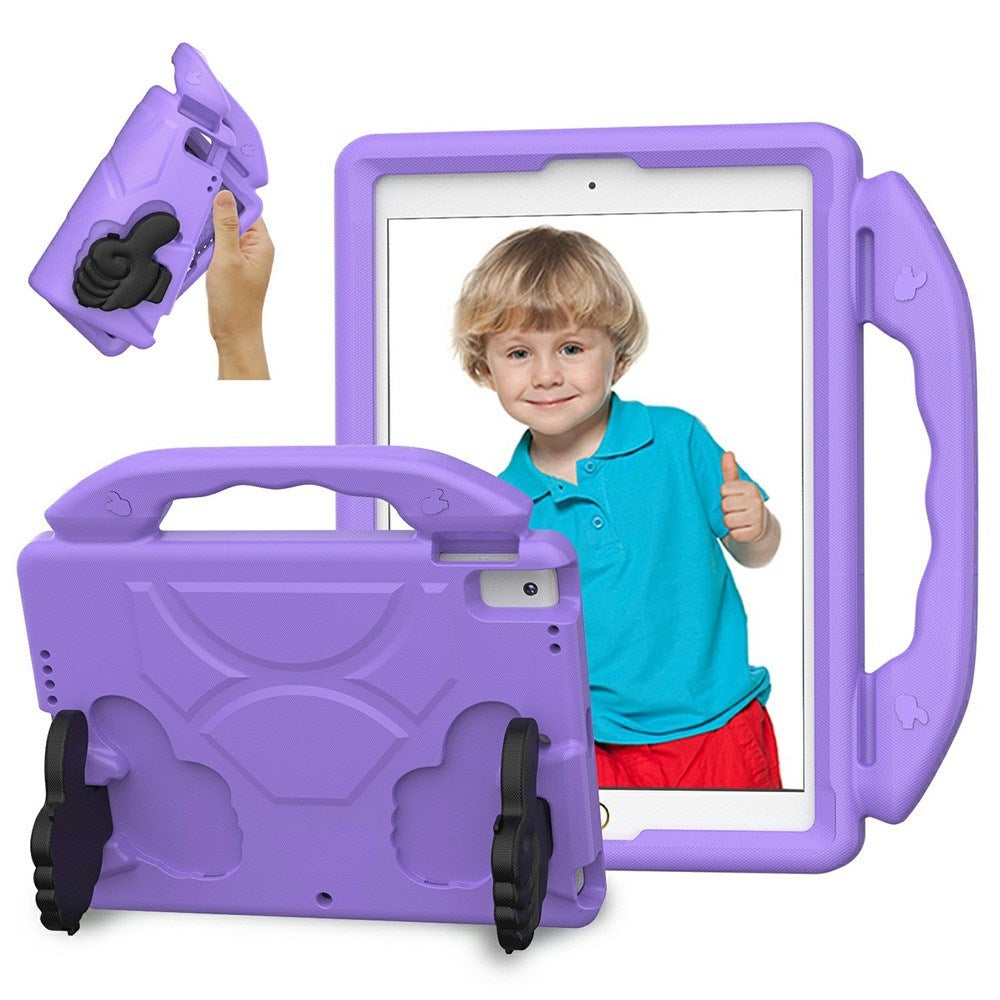 EIDERWOOD iPad 10.2" (2021 / 2020 / 2019) / Air (2019) Børne Tablet Cover m. Indbygget Ståfunktion - Lilla