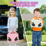 EIDERWOOD iPad 10.2" (2021 / 2020 / 2019) / Air (2019) Børne Tablet Cover m. Indbygget Ståfunktion - Lyserød