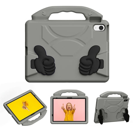 EIDERWOOD iPad Air 11" (2025 / 2024) Børne Tablet Cover m. Indbygget Ståfunktion - Grå