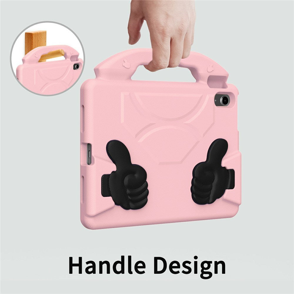 EIDERWOOD iPad Air 11" (2026 / 2025 / 2024) Børne Tablet Cover m. Indbygget Ståfunktion - Lyserød