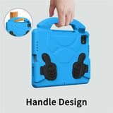 EIDERWOOD iPad Pro 11" (2025 - 2018) / Air (2022 / 2020) Børne Tablet Cover m. Indbygget Ståfunktion - Blå