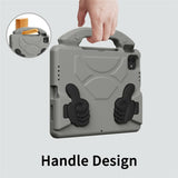 EIDERWOOD iPad Pro 11" (2025 - 2018) / Air (2022 / 2020) Børne Tablet Cover m. Indbygget Ståfunktion - Grå