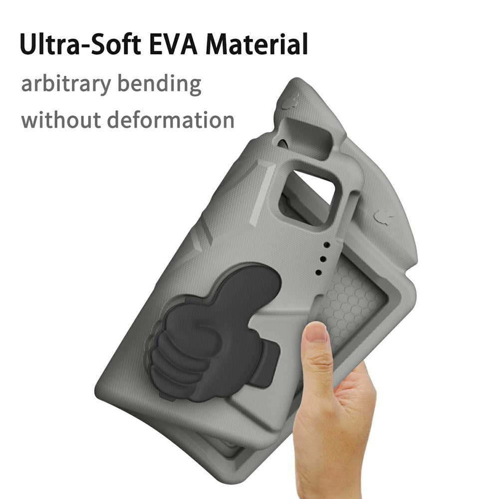 EIDERWOOD iPad Pro 11" (2025 - 2018) / Air (2022 / 2020) Børne Tablet Cover m. Indbygget Ståfunktion - Grå